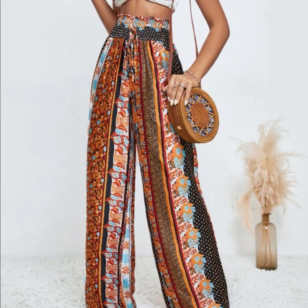 Boho wide leg pants - Picture 3 of 7